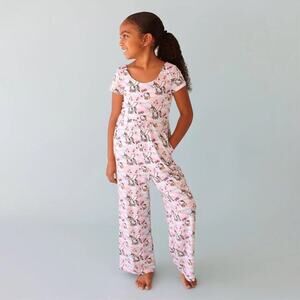 NWT Posh Peanut Hello Kitty Unicorn Scoop Back Jumpsuit Size 3T-4T